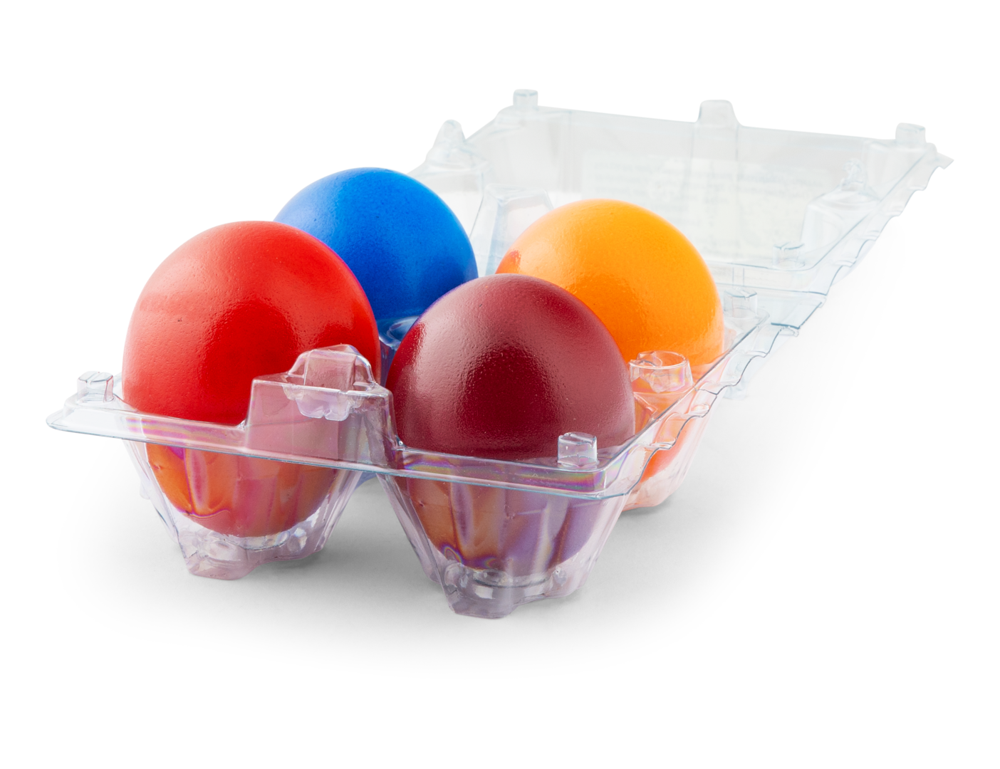 Bunte Eier gekocht, Größe M, 4 Stück Bunte Eier gekocht, Größe M, 4 Stück