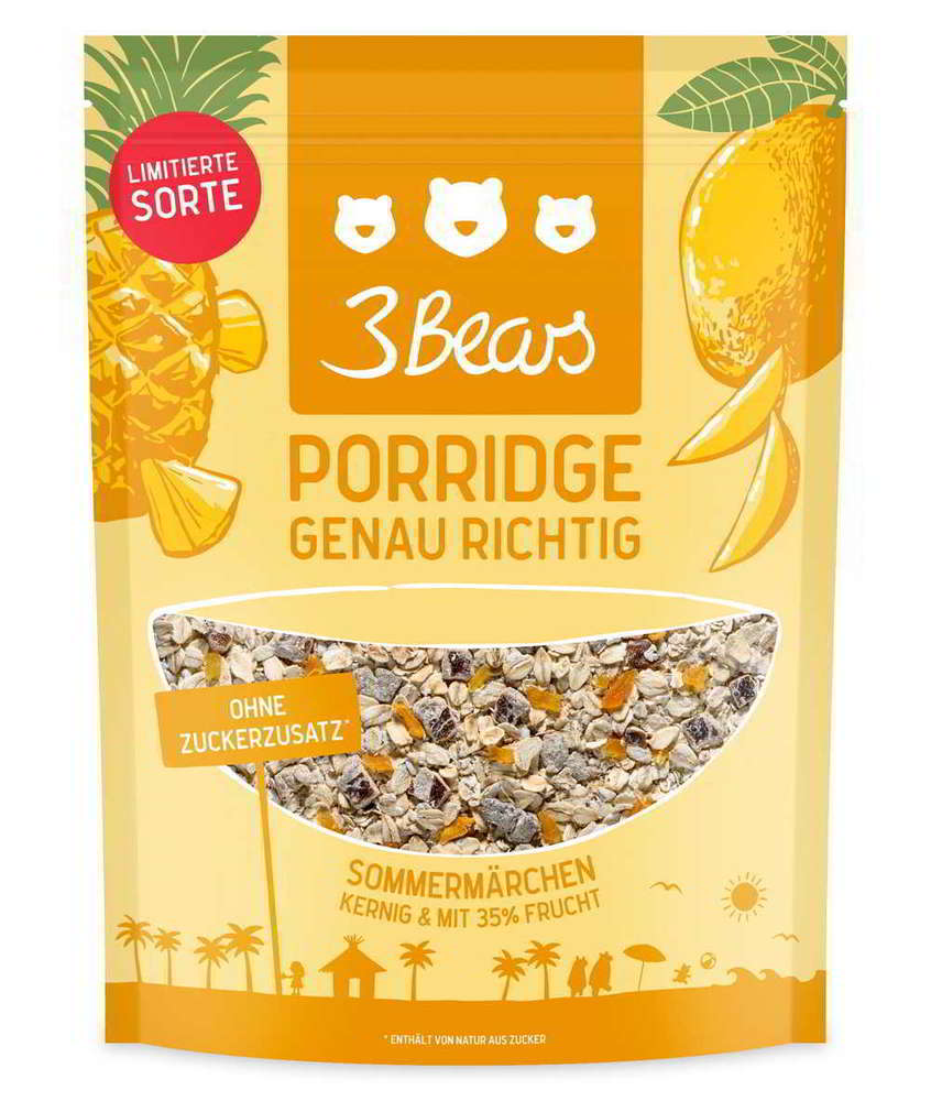 Porridge "Sommermärchen" 3 Bears Porridge "Sommermärchen" 3 Bears