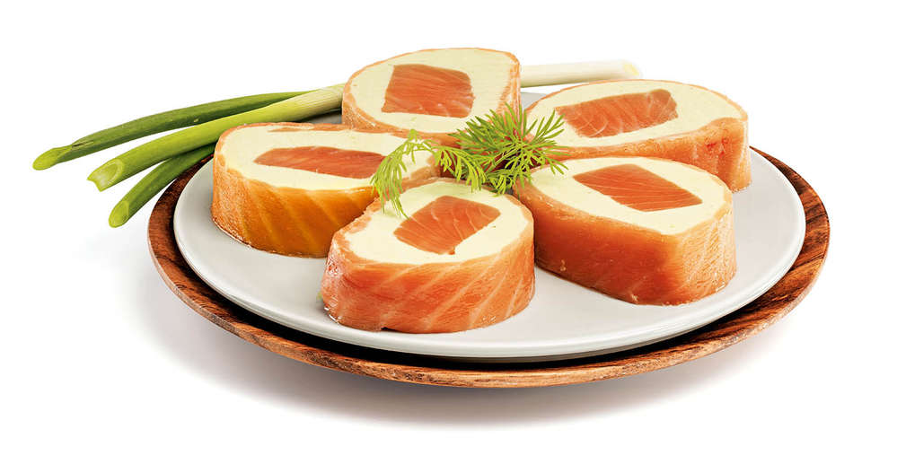 Terrine Lachs, Lauch Terrine Lachs, Lauch