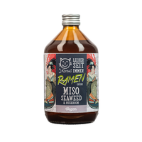 Bio Gemüsebrühe Ramen Miso Seaweed Mushroom Bio Gemüsebrühe Ramen Miso Seaweed Mushroom
