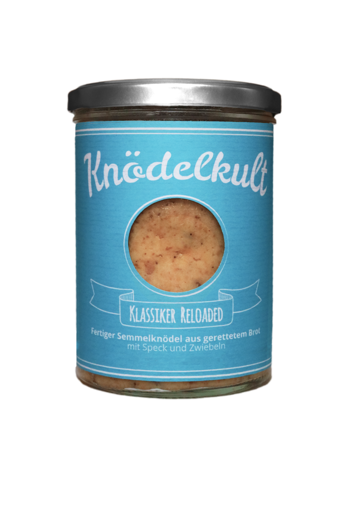 Semmelknödel im Glas mit Speck und Zwiebeln von Knödelkult Semmelknödel im Glas mit Speck und Zwiebeln von Knödelkult