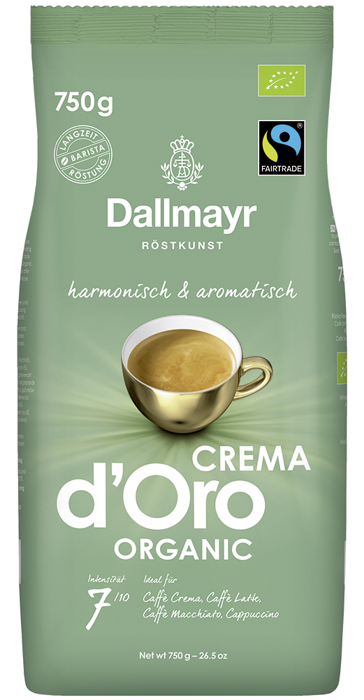 Image of Crema d’Oro Organic ganze Bohne 750g Bio