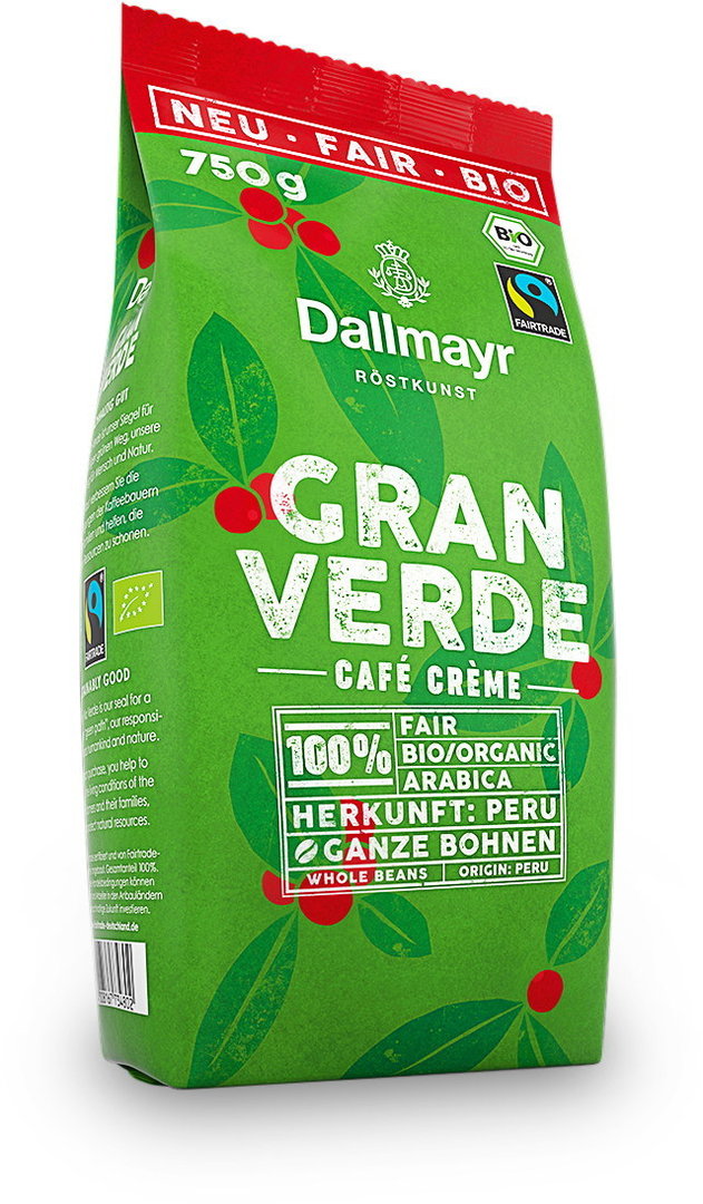 Gran Verde ganze Bohne 750g Bio