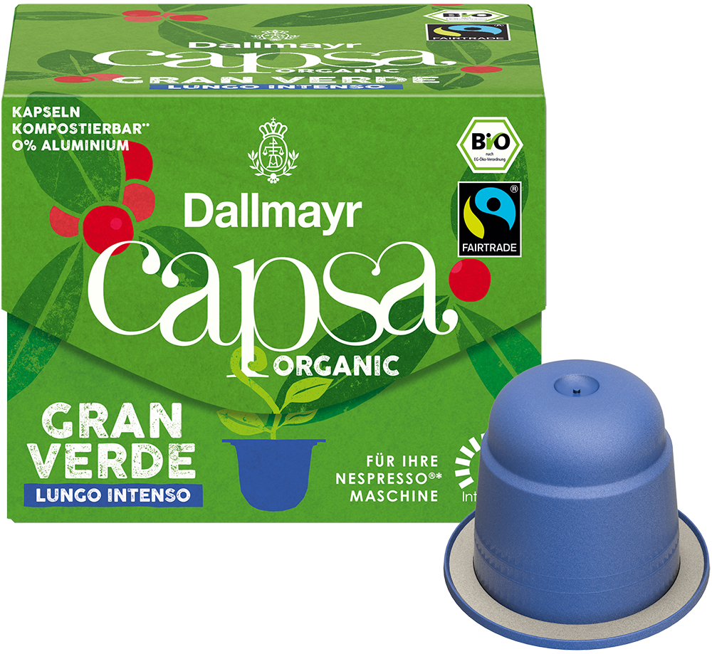 capsa Gran Verde Lungo intenso Bio
