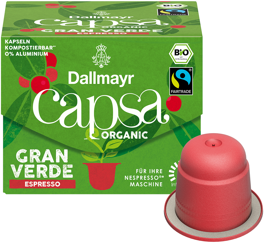 capsa Gran Verde Espresso Bio