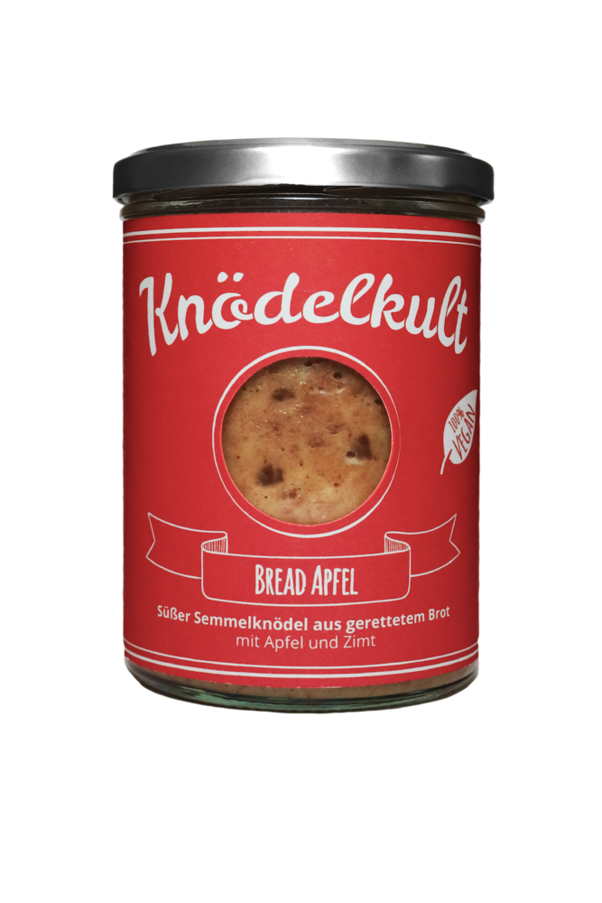 Semmelknödel im Glas mit Apfel und Zimt von Knödelkult Semmelknödel im Glas mit Apfel und Zimt von Knödelkult
