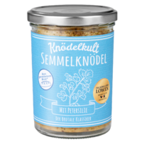 Semmelknödel im Glas mit Petersilie und Zwiebel von Knödelkult Semmelknödel im Glas mit Petersilie und Zwiebel von Knödelkult