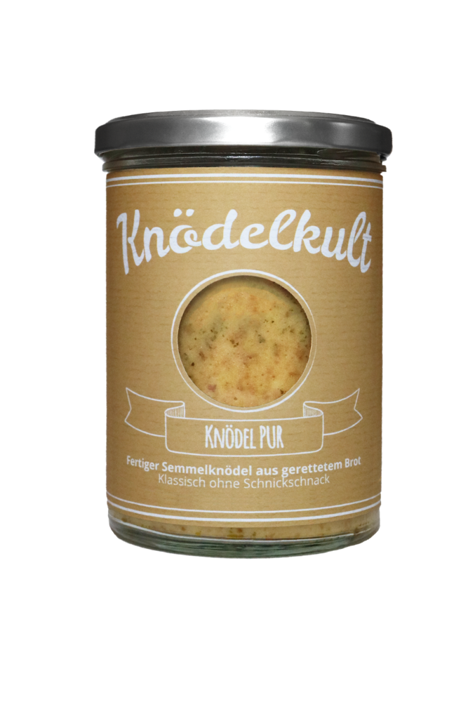 Semmelknödel im Glas mit Petersilie und Zwiebel von Knödelkult Semmelknödel im Glas mit Petersilie und Zwiebel von Knödelkult