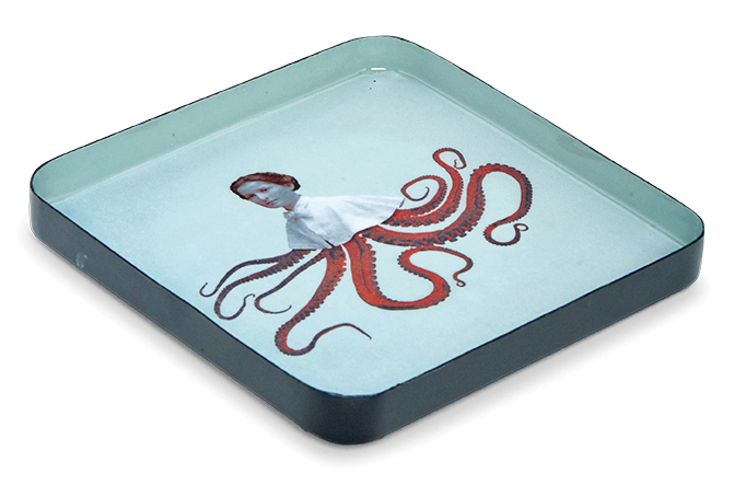 Tablett Pulpo klein Curiosito 15x15cm Tablett Pulpo klein Curiosito 15x15cm