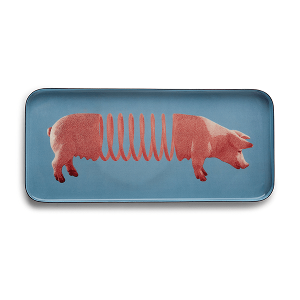 Tablett Schwein rechteckig Curiosito 12,5x29cm