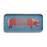 Tablett Schwein rechteckig Curiosito 12,5x29cm Tablett Schwein rechteckig Curiosito 12,5x29cm