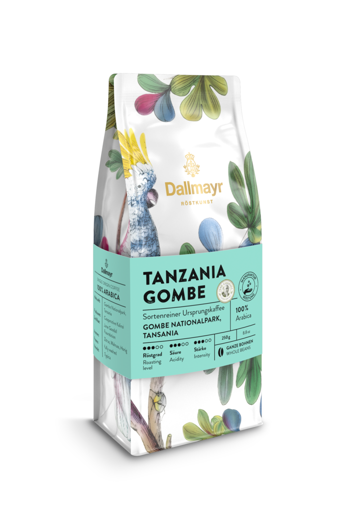 Röstkunst Tanzania Gombe Jane Goodall 250g ganze Bohne