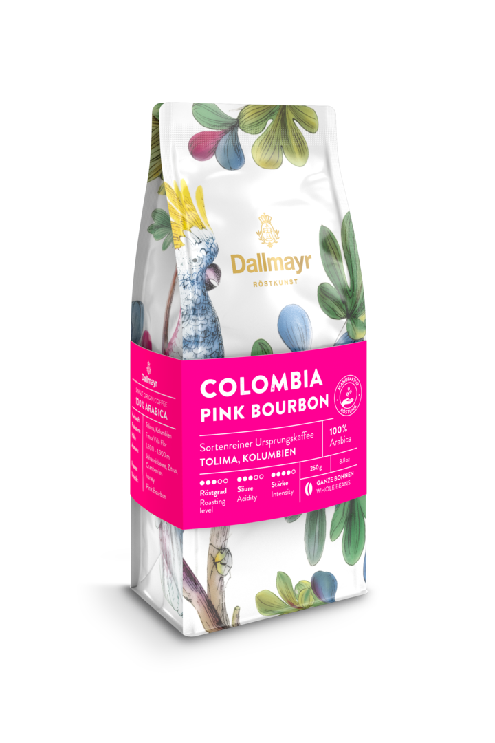 Röstkunst Colombia Pink Bourbon 250g ganze Bohne