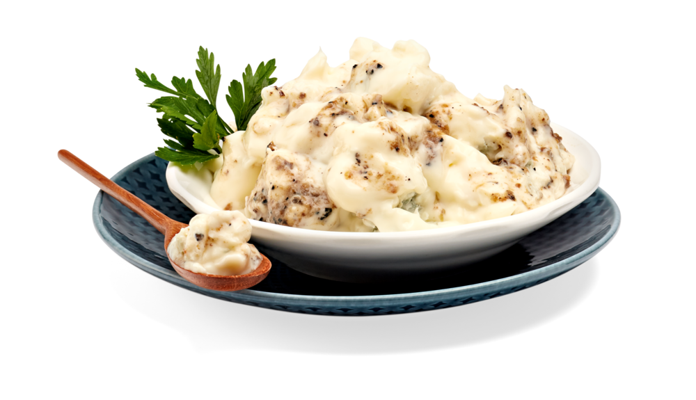 Gorgonzola mit Trüffel (P) past. mind. 48% Fett i.Tr. Gorgonzola mit Trüffel (P) past. mind. 48% Fett i.Tr.