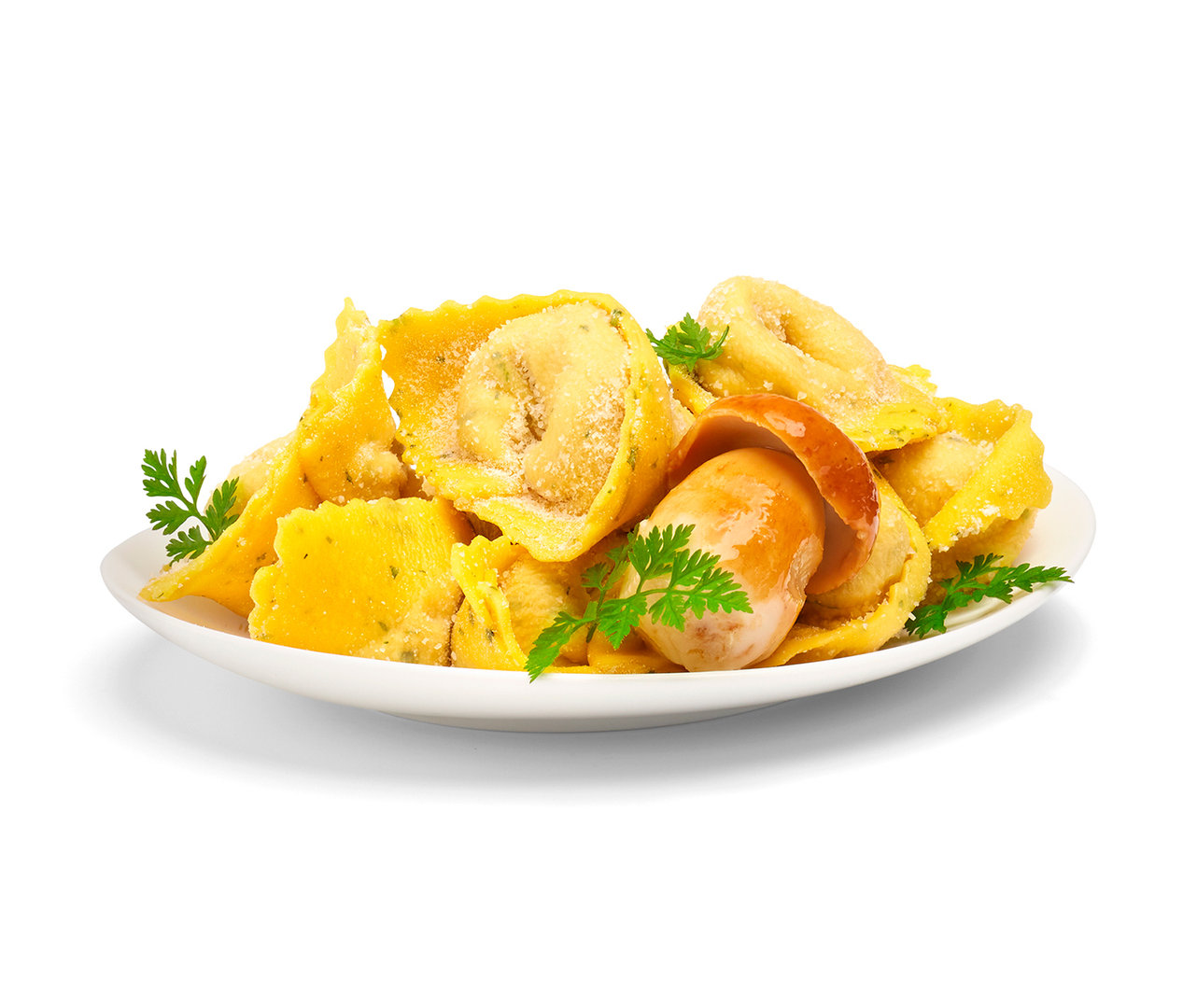 Tortelli mit Steinpilzen