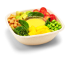 Vegane Bowl mit Passionsfruchtdressing Vegane Bowl mit Passionsfruchtdressing
