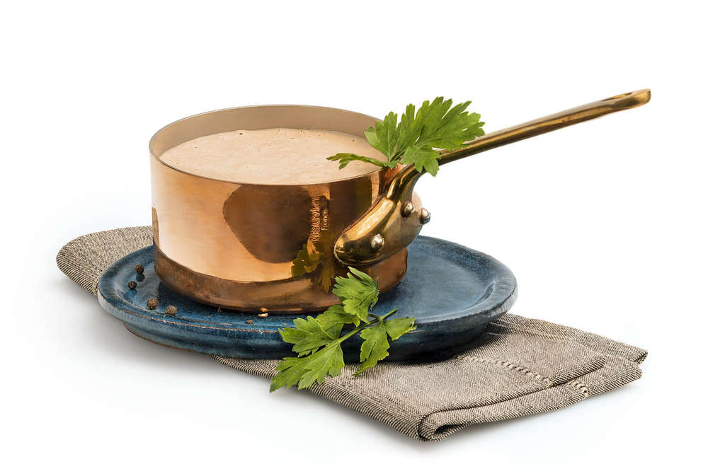 Getrüffelte Maronensuppe mit Pilzen Getrüffelte Maronensuppe mit Pilzen