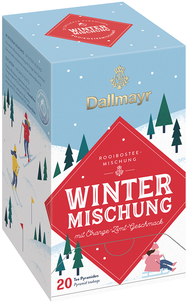 Wintermischung Aromatisierter Rooibostee mit Orange und Zimt
