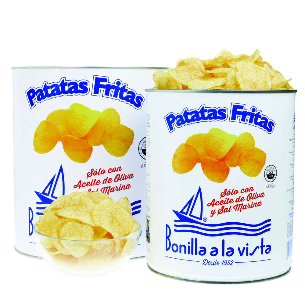 Patatas Fritas mit Olivenöl und Meersalz