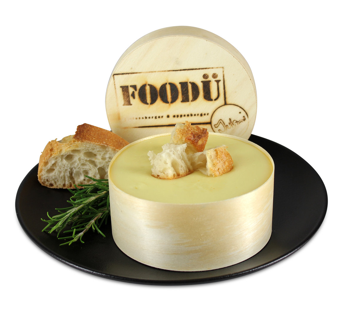 Käsefondue mit Weißwein für ca. 2 Personen