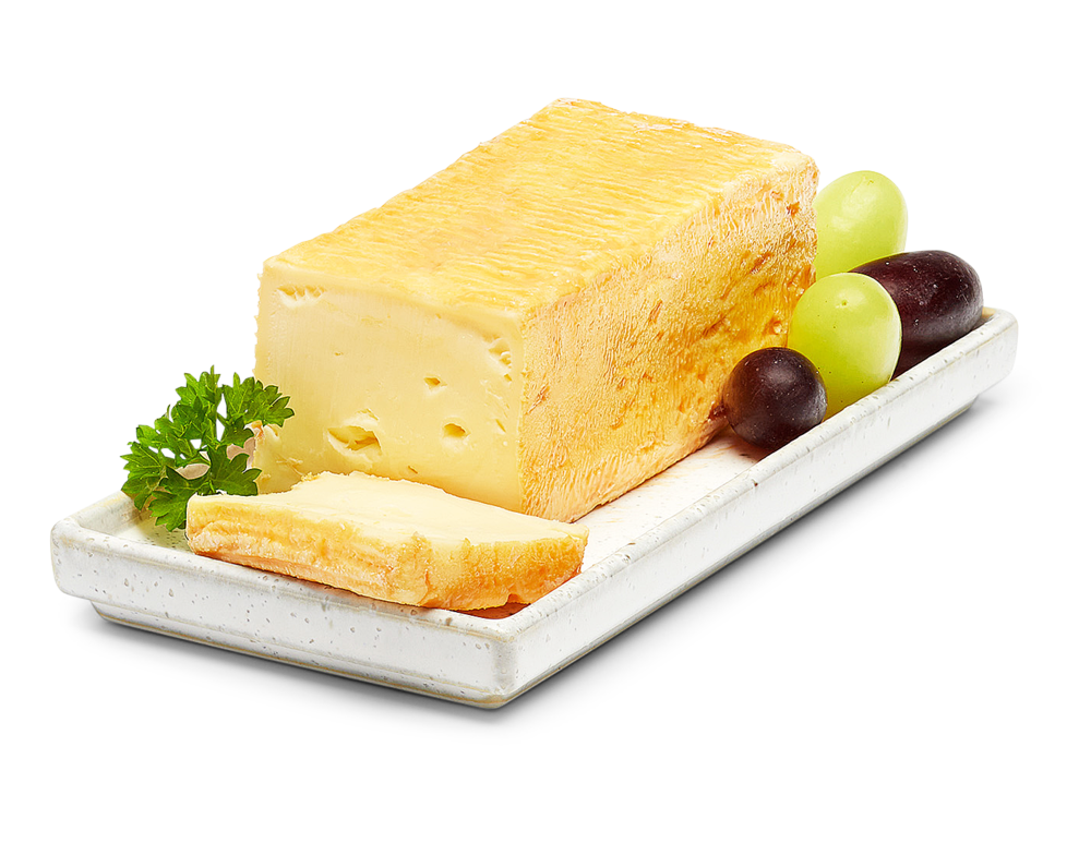 Limburger mit Bier affiniert, past. min. 55% Fett i. Tr. Limburger mit Bier affiniert, past. min. 55% Fett i. Tr.