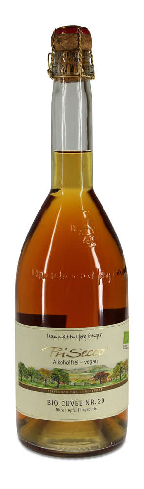 PriSecco "BIO Cuvée Nr. 29" Birne/ Apfel/ Hagebutte PriSecco "BIO Cuvée Nr. 29" Birne/ Apfel/ Hagebutte