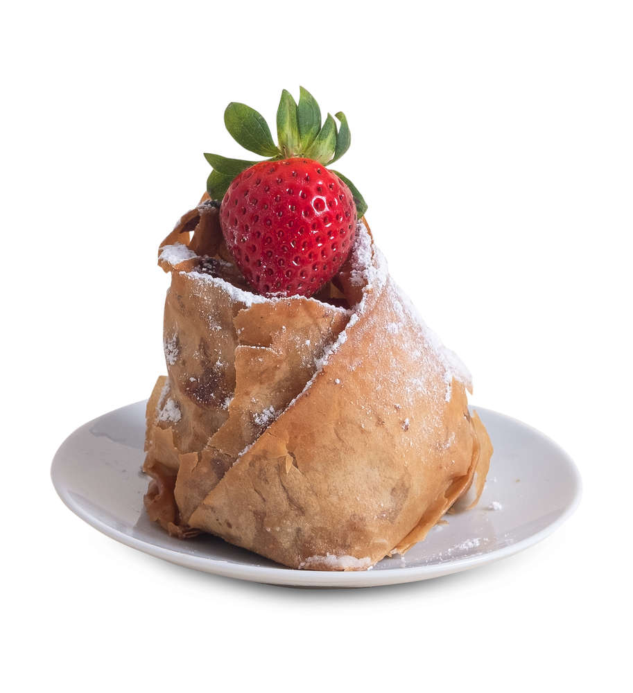 Erdbeer Rhabarber Strudel Erdbeer Rhabarber Strudel