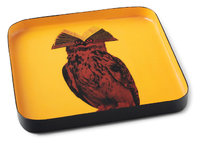 Tablett Eule klein Curiosito 15x15cm Tablett Eule klein Curiosito 15x15cm