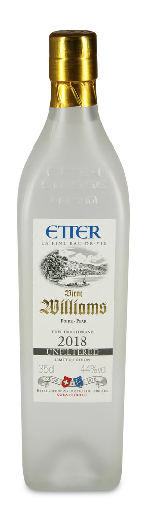 2018 Etter Williams Birne unfiltered