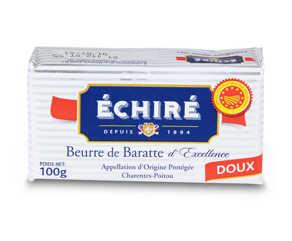 Sauerrahmbutter Beurre Échiré AOP Pasteurisiert, 82% Fett