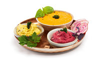 Dreierlei Vegane Dips