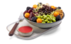 Superfood Salat - Quinoa, Brombeere, Rote Bete in der Bagasse Schale