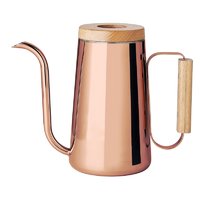 Aufgusskanne Kupfer 800ml 20,6x9,9x16,6cm Aufgusskanne Kupfer 800ml 20,6x9,9x16,6cm