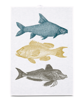 Geschirrtuch Fischtrio