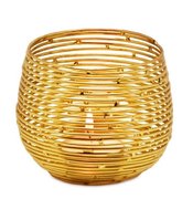 Teelichthalter Roseville gold (1Stück)