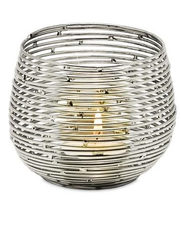 Teelichthalter Roseville silber (1 Stück)