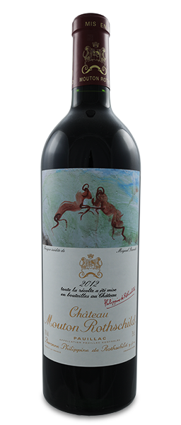 2012 Château Mouton Rothschild Etikett: Miguel Barceló