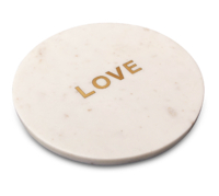 Marmorbrett Love gold