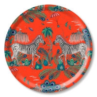 Tablett Zebra rot Jamida of Sweden Tablett Zebra rot Jamida of Sweden