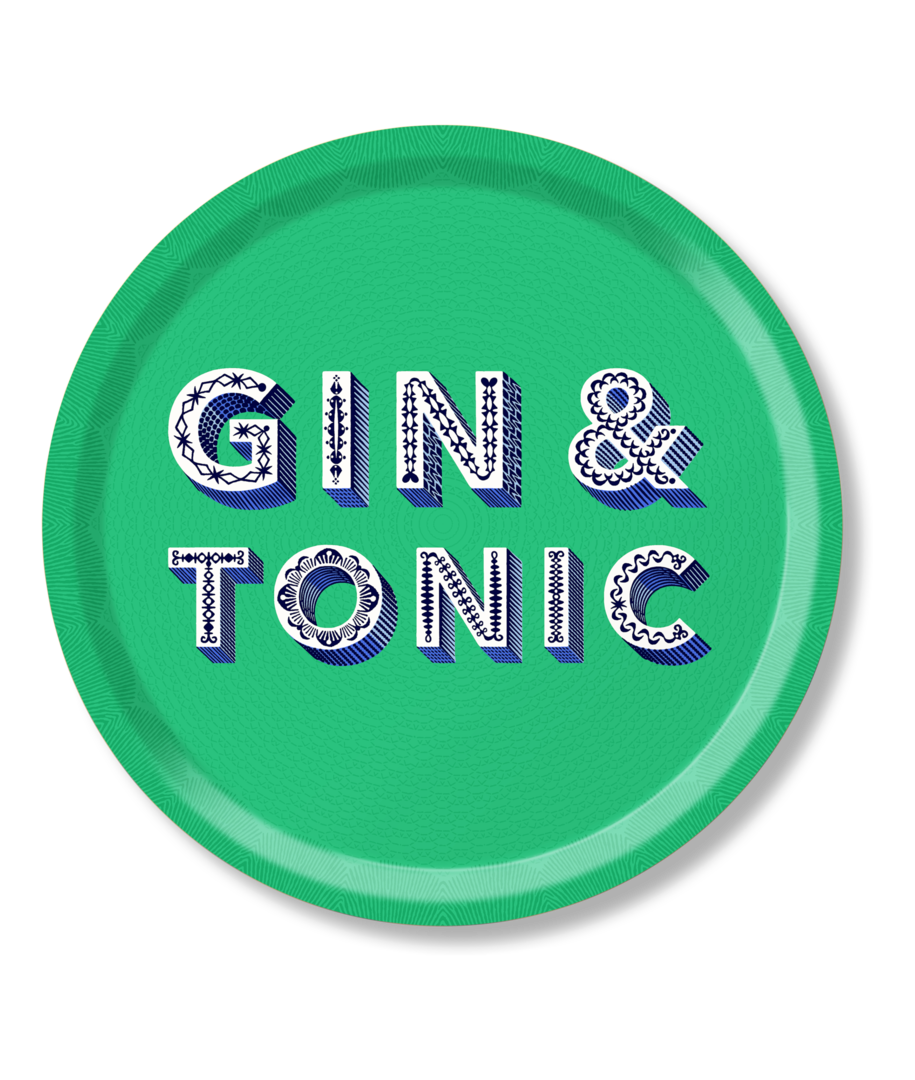 Image of Tablett Gin Tonic Grün