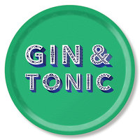 Tablett Gin Tonic Grün