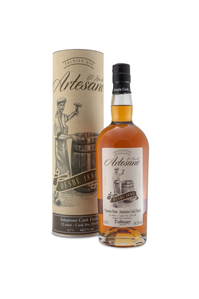 El Ron del Artesano Panama Rum - Amarone Cask Finish 12 años / Cask No. 216-18 Edition Dallmayr