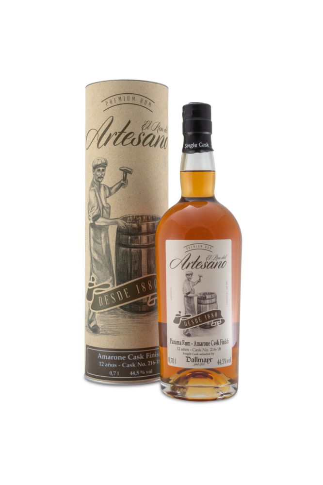 El Ron del Artesano Panama Rum - Amarone Cask Finish 12 años / Cask No. 216-18 Edition Dallmayr El Ron del Artesano Panama Rum - Amarone Cask Finish 12 años / Cask No. 216-18 Edition Dallmayr