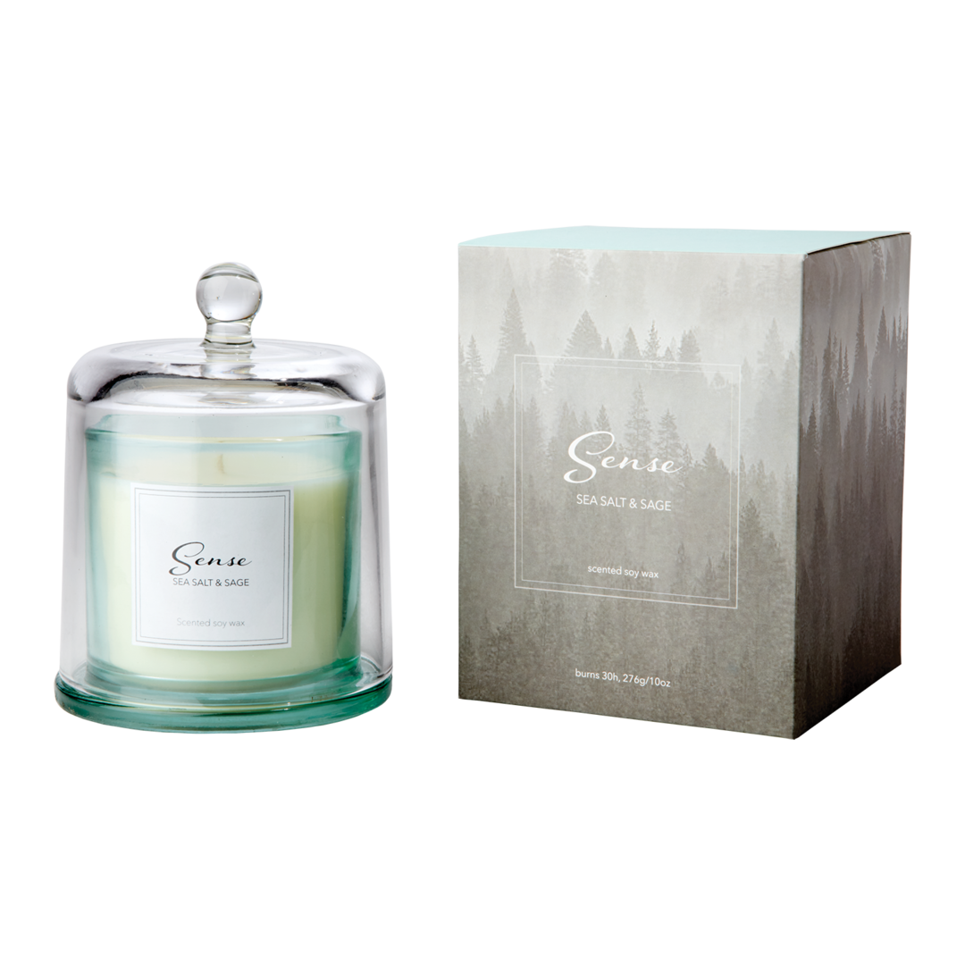 Image of Duftkerze Sense mit Glocke Sea Salt & Sage