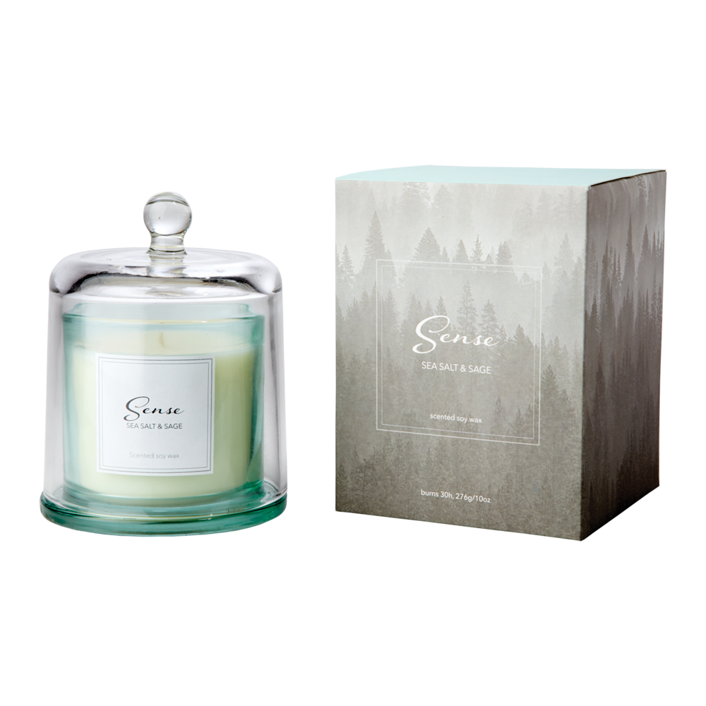 Duftkerze Sense mit Glocke Sea Salt & Sage Duftkerze Sense mit Glocke Sea Salt & Sage