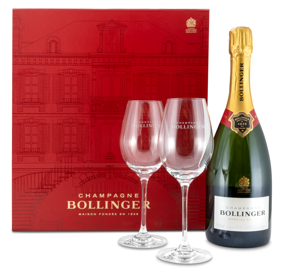 Champagne Bollinger Special Cuvée Brut + 2 Gläser