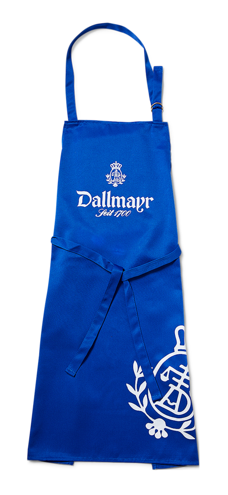 Schürze Dallmayr blau