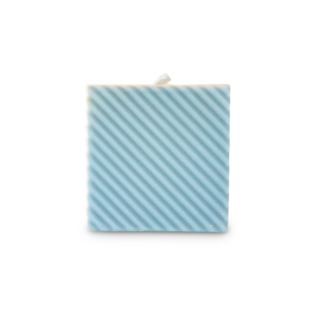 Cube Kerze hellblau 5x5cm