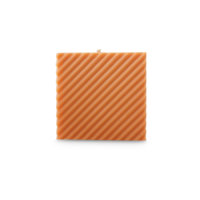 Cube Kerze brauner Zucker 5x5cm