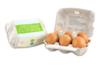 6 frische Chiemgauer Bio-Eier, Güteklasse A Gewichtsklasse L 6 frische Chiemgauer Bio-Eier, Güteklasse A Gewichtsklasse L